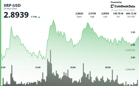 XRP در پنجره کاتالیزور SEC رشد می‌کند، مقاومت در 2.93 دلار حکم راند