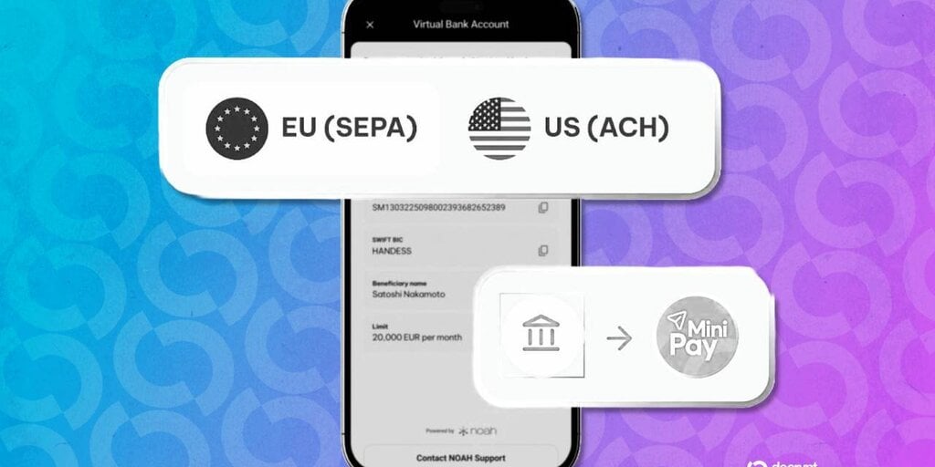 MiniPay با حساب های مجازی دلار و یورو، پشتیبانی شده توسط Stablecoin، فریلنسرها را می کشاند